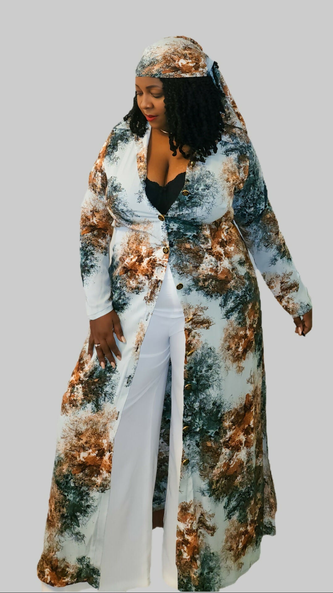 Thick & Fab Shirt Dress - Blue - Shopzetu
