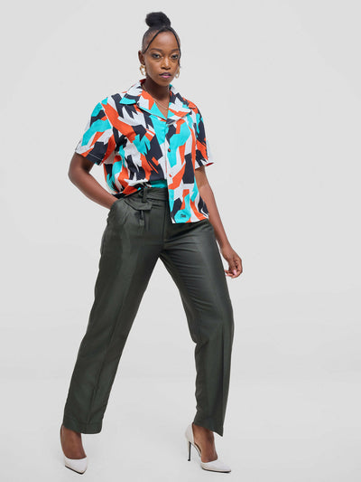 Kalungi Mtazamo Unisex Trouser - Green - Shopzetu