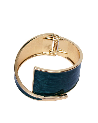 Accessorize With Style Buckle Bracelet - Dark Blue - Shopzetu