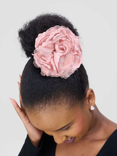 Accessorize With Style Large 2tone Flower Brooch - Pink - Shopzetu