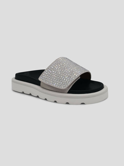 Julz Cooper Sandals - Black / White - Shopzetu