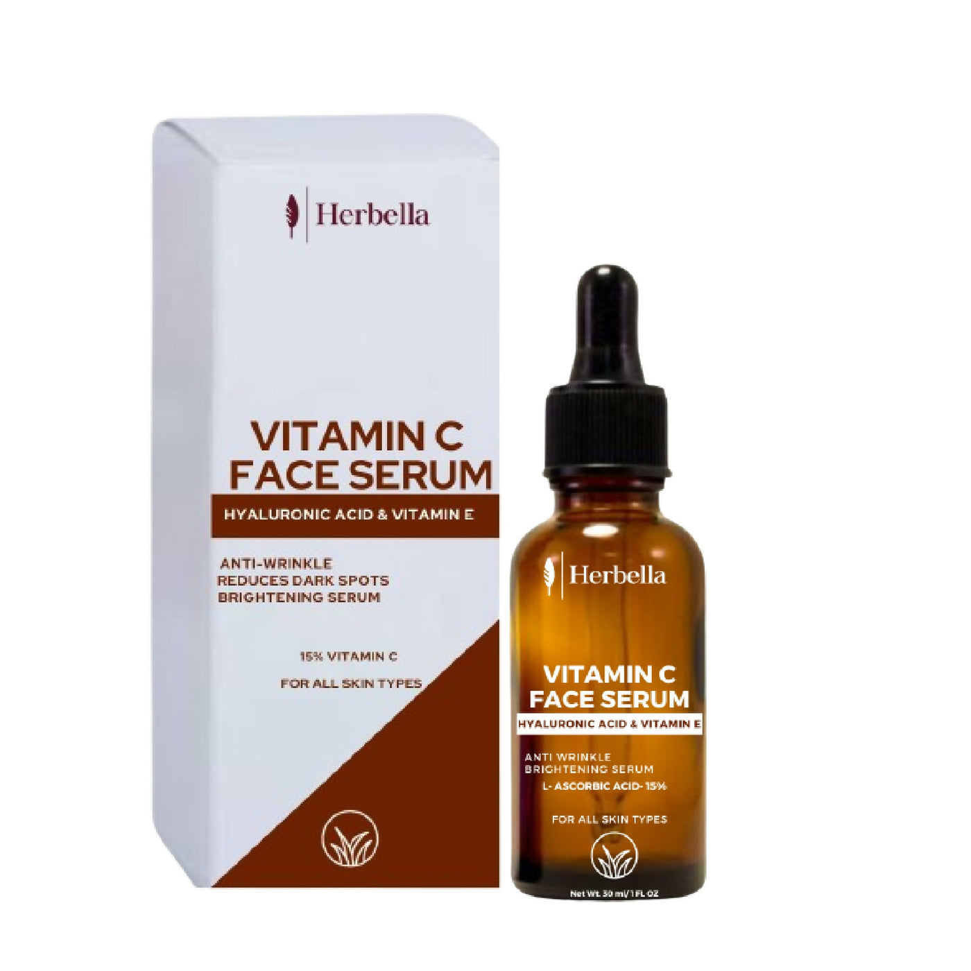 Kipusa Beauty Vitamin C Serum - Brown - Shopzetu