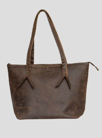 Wazawazi Nduku HandBag - Brown - Shopzetu