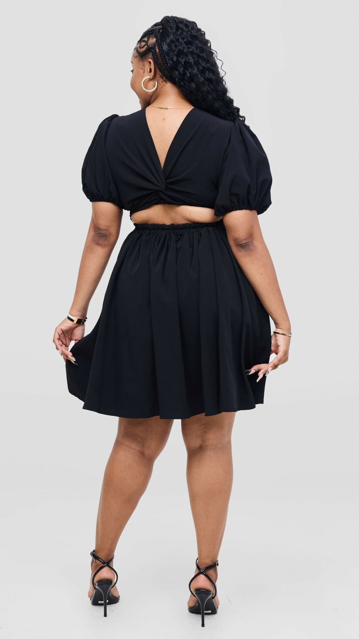 Elan CocoAfrike Arabella Aline Dress - Black - Shopzetu
