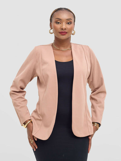 Silver Leaf Official Blazers (Without Collar) - Beige - Shopzetu