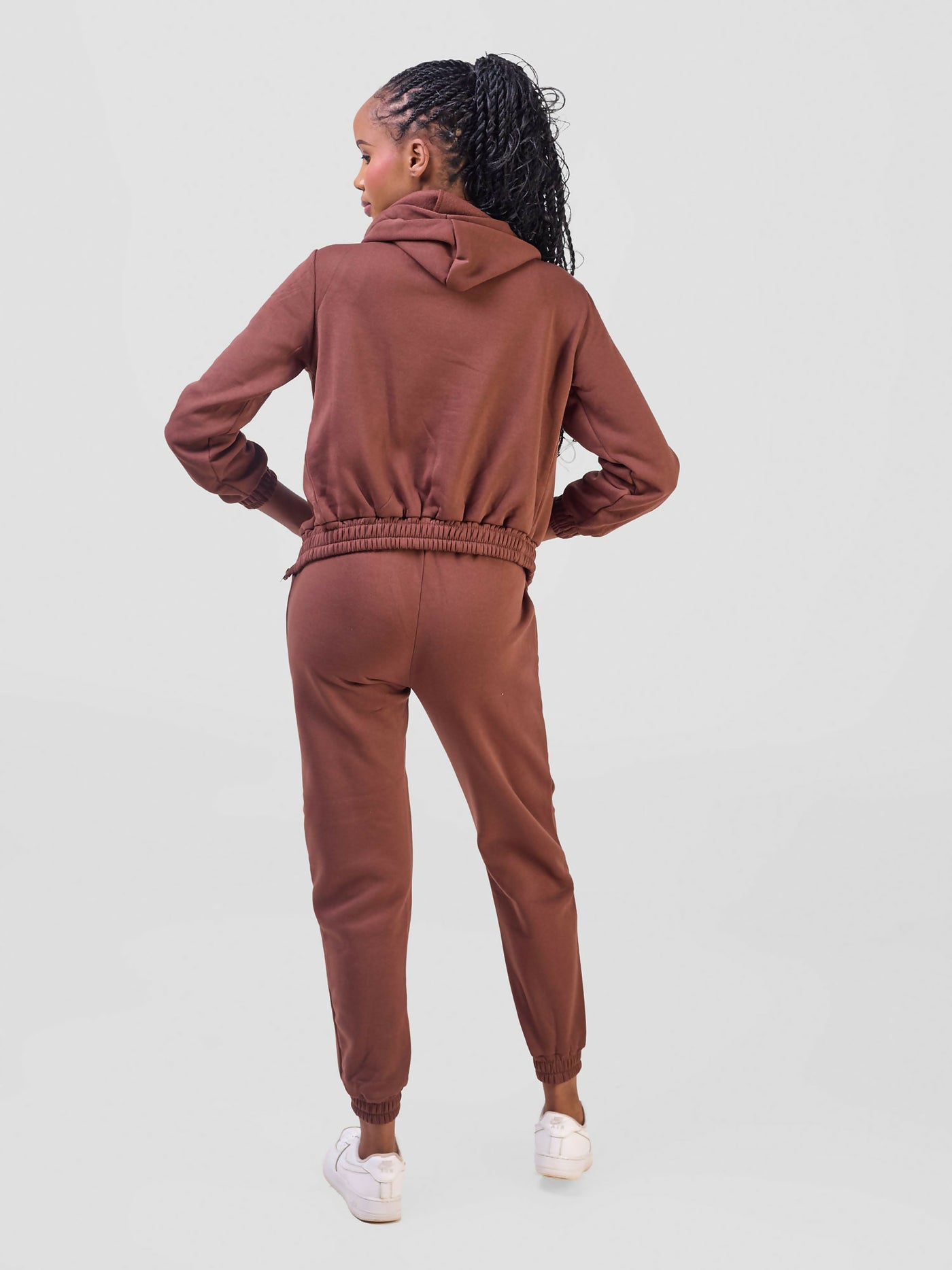 Dynique Clothing 3 Piece Pant Set - Brown - Shopzetu