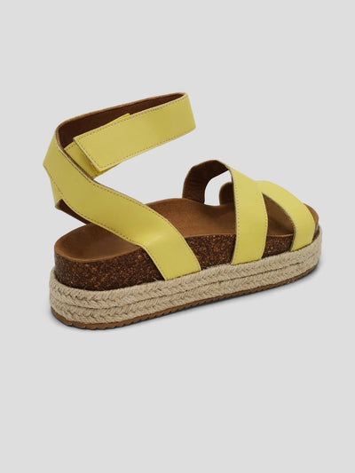 Julz Erik Yellow Sandal - Yellow - Shopzetu