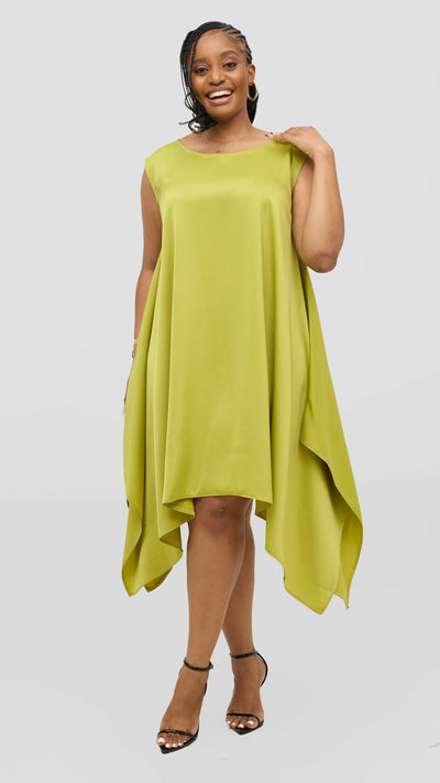 Jolly Fancy Wear Ray Shift Dress - Green