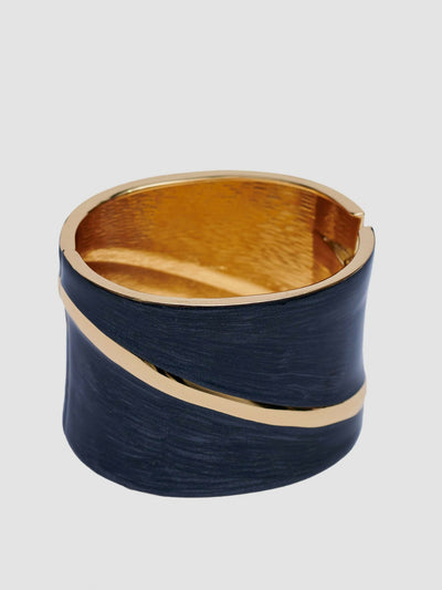 Accessorize With Style Buckle Bracelet - Dark Blue - Shopzetu