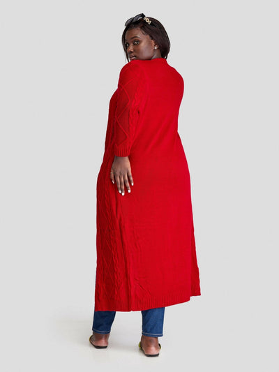 The Fashion Frenzy Waterfall - Red