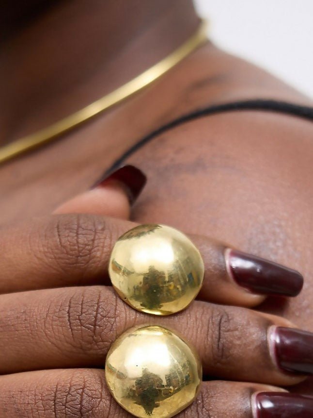 Purely Brass Taraji Ring - Brass - Shopzetu