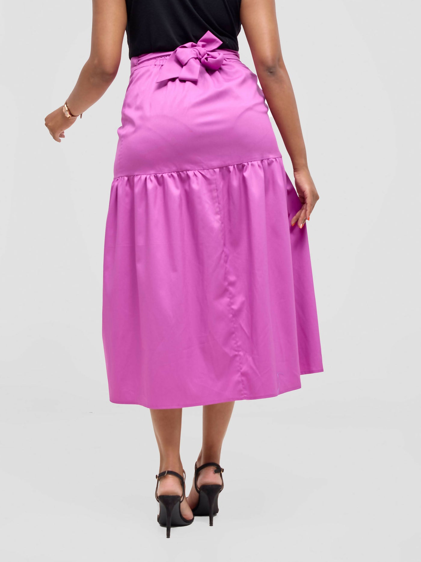 Cuttfitt Wrap Skirt - Purple - Shopzetu