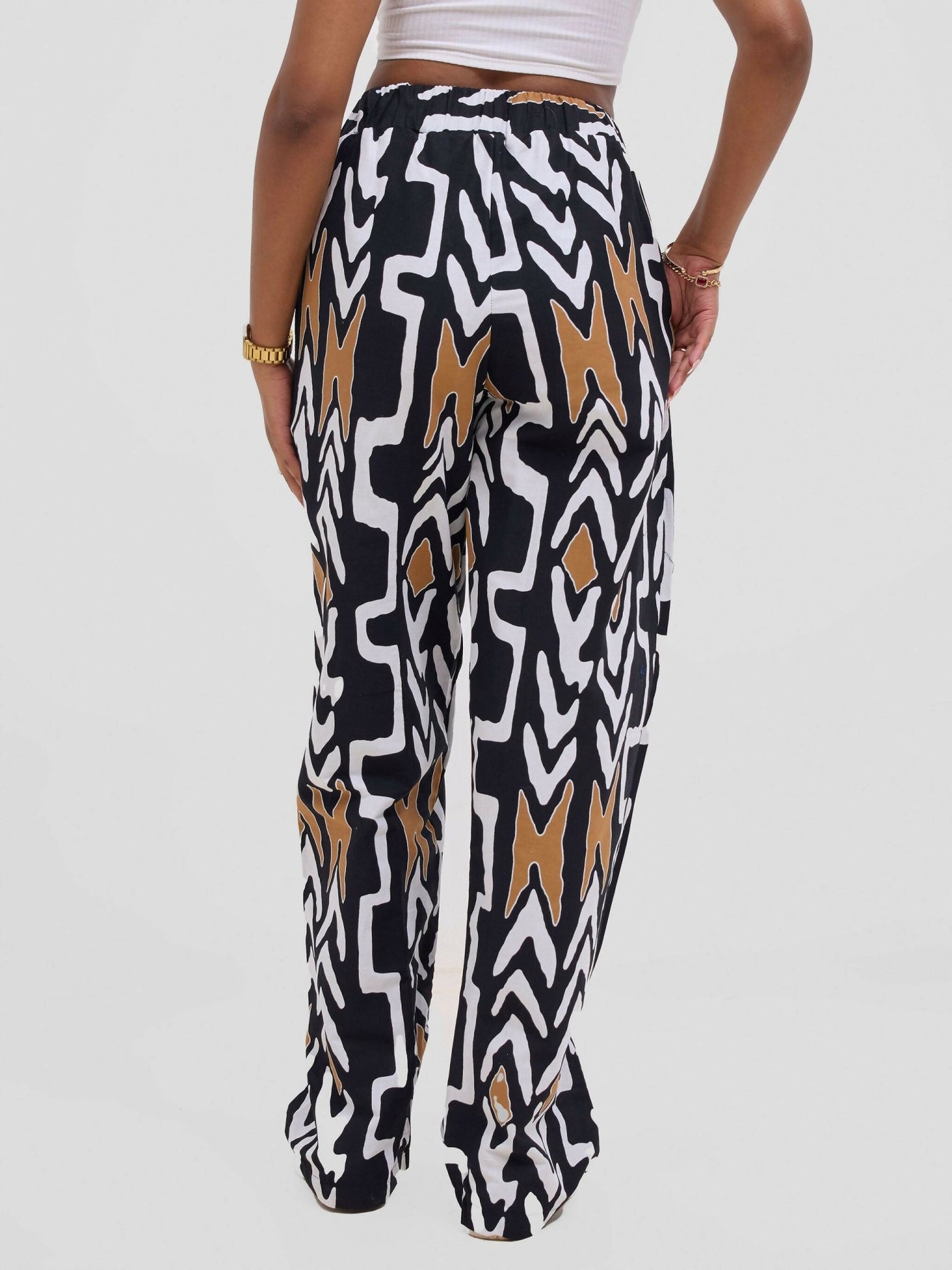Gravio Fashions Kaya Pant - Ankara Print - Shopzetu