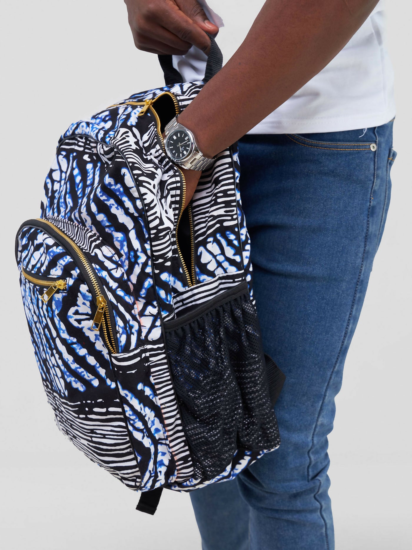 Ankara Artifacts Sleton Sorokin Backpack Bag - Multicolored - Shopzetu