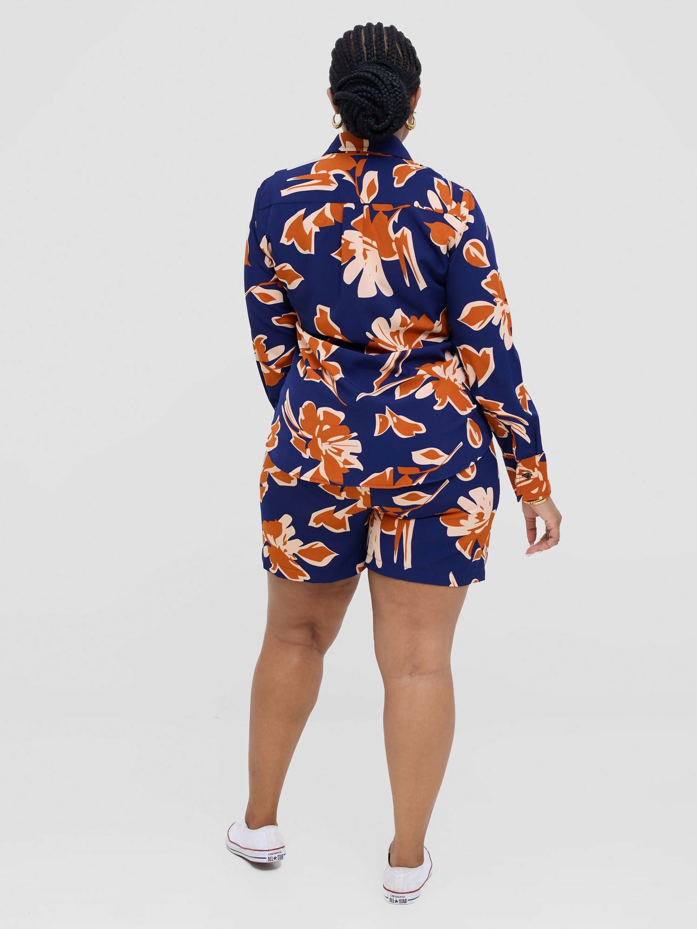 Lizola Jemma Jenesis 2pc Set - Navyblue / Bronze - Shopzetu