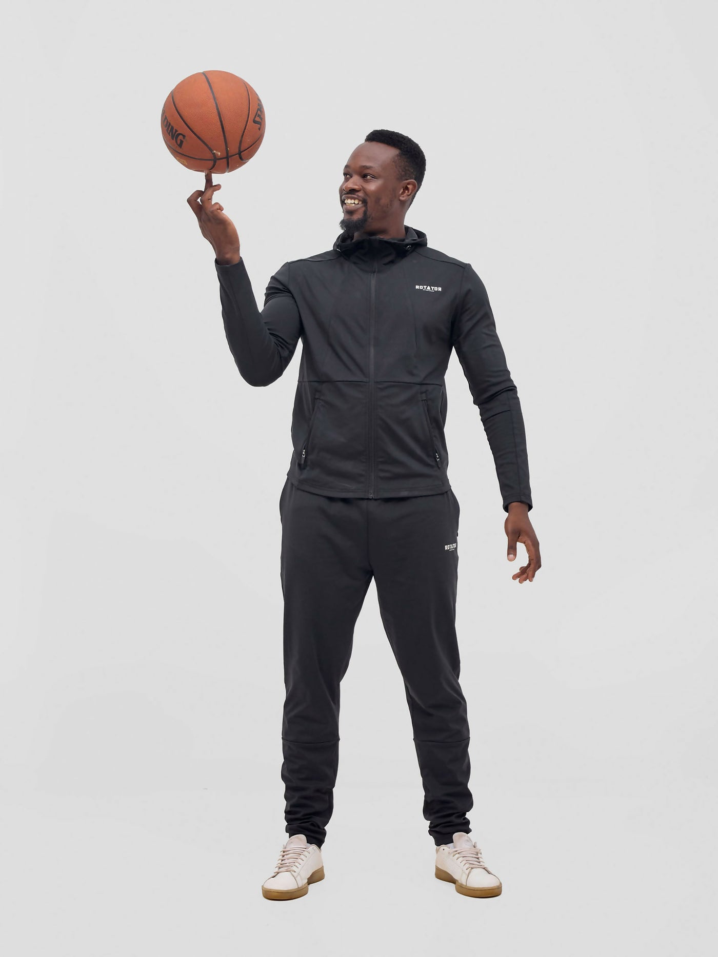 Rotator Active Wear Performance Tracksuit Set - Black - Shopzetu