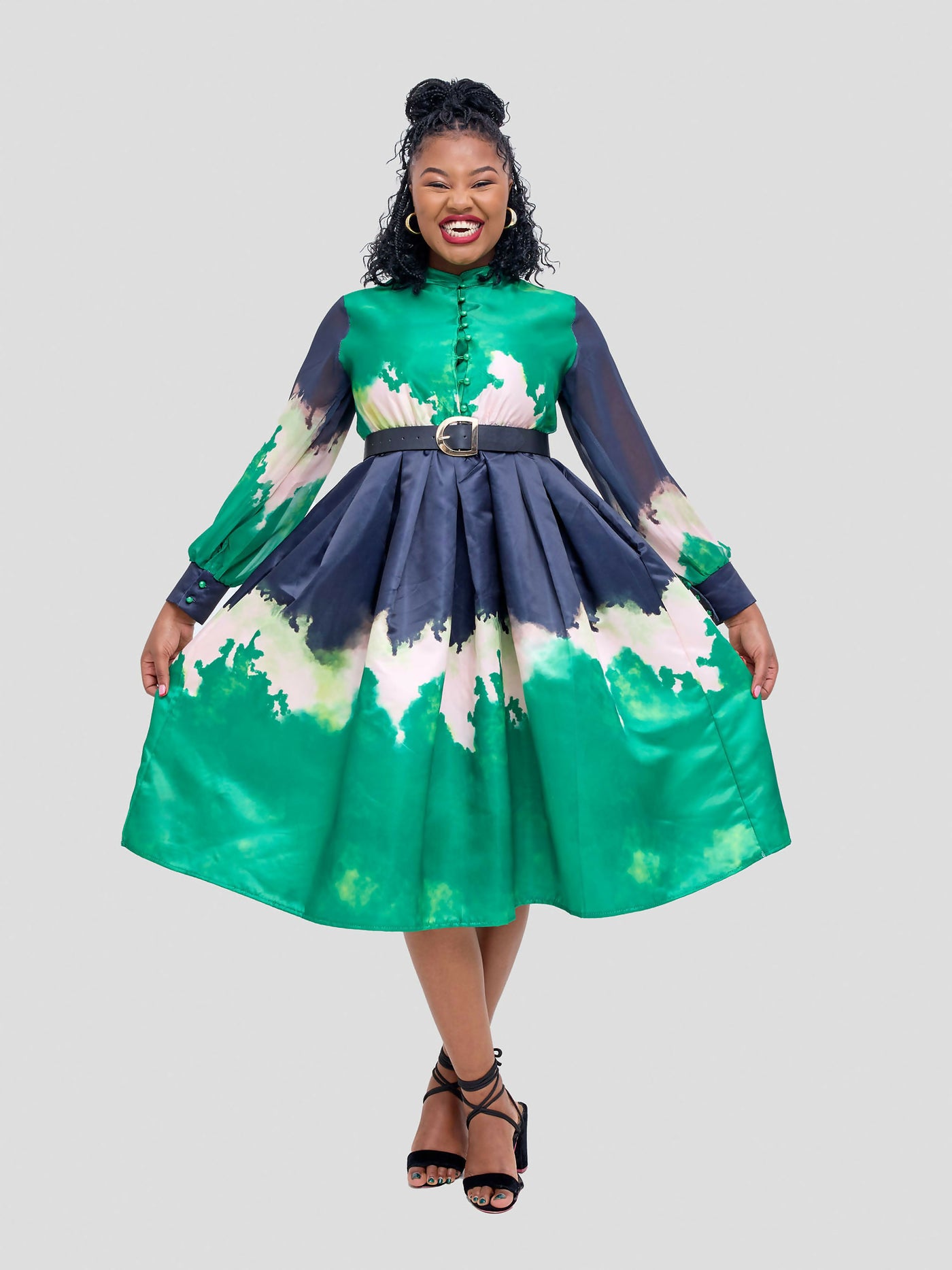 Stylish Sisters Miami Dress - Multicolored - Shopzetu