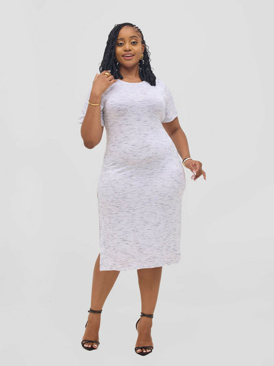 Gravio Fashions Hodari Dress - White - Shopzetu