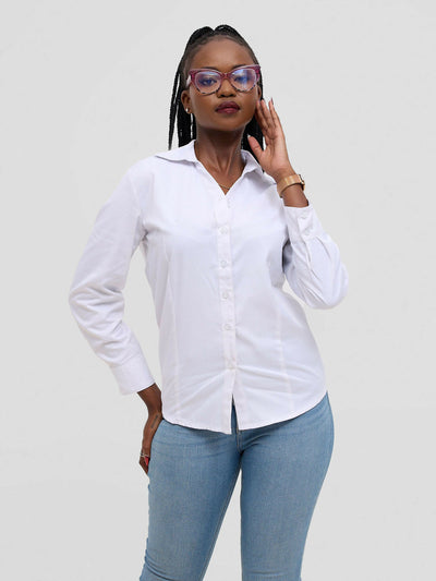 The Fashion Frenzy Blouse Top - White - Shopzetu