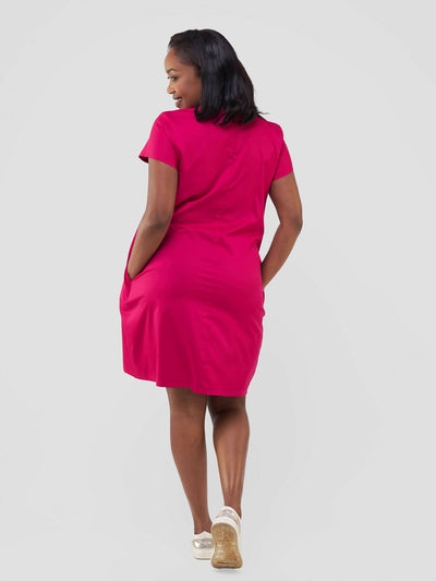 Kakiba Collections Zipporah Dress - Pink - Shopzetu
