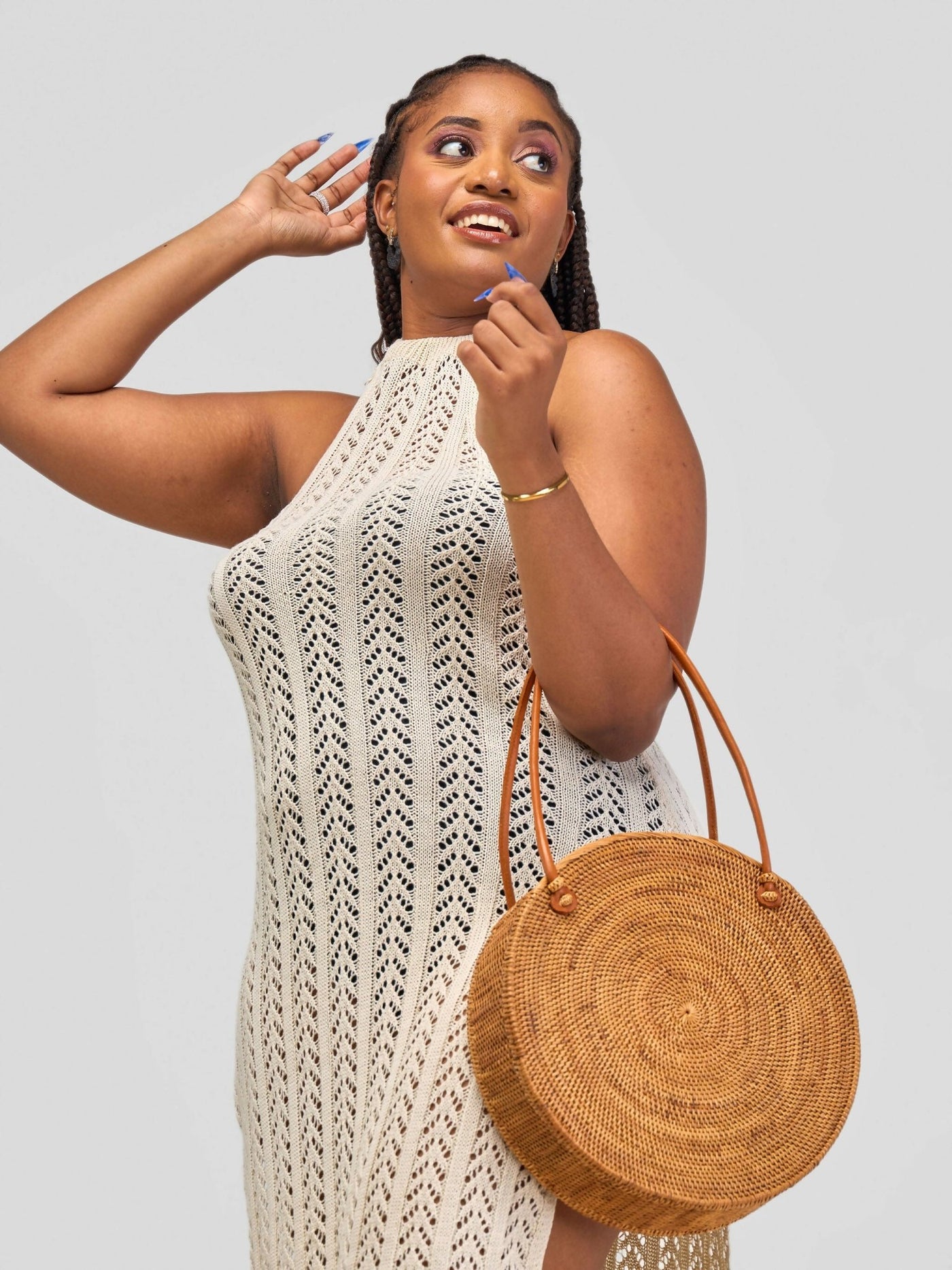 Cugu's Handmade Lamu Ata Bag - Brown - Shopzetu