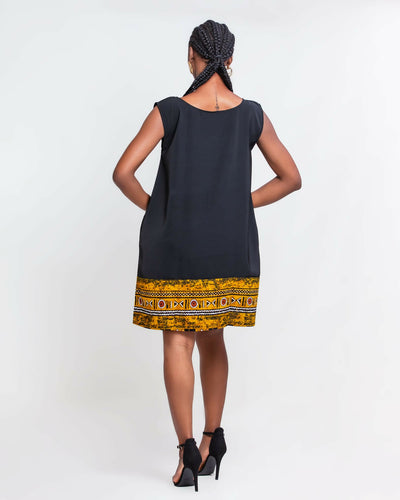 Da’Joy Fashions Echo Dress - Black - Shopzetu