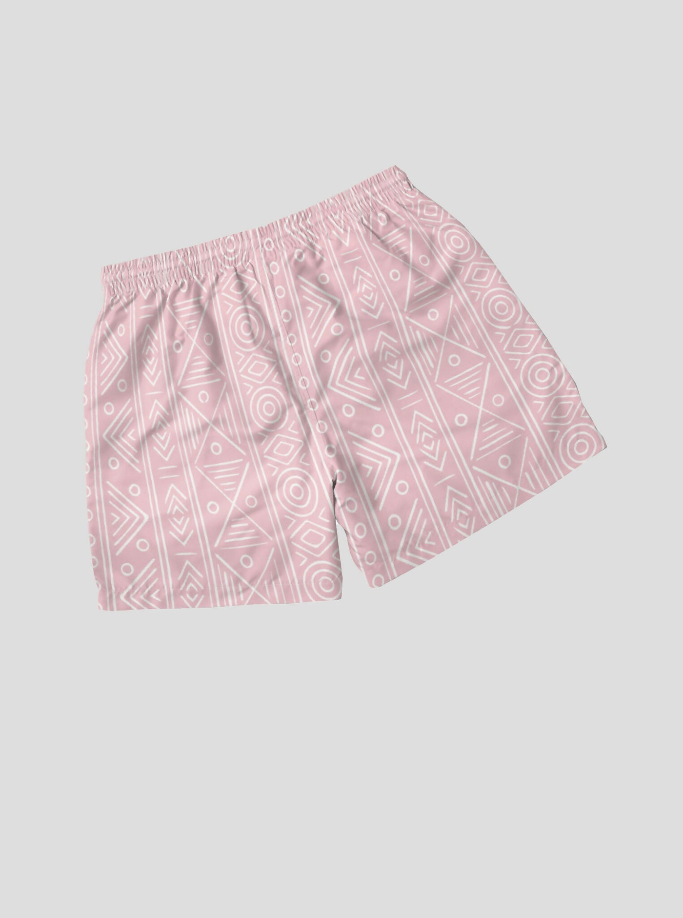 Kitu Kali Swim Shorts Men - Pink / White - Shopzetu