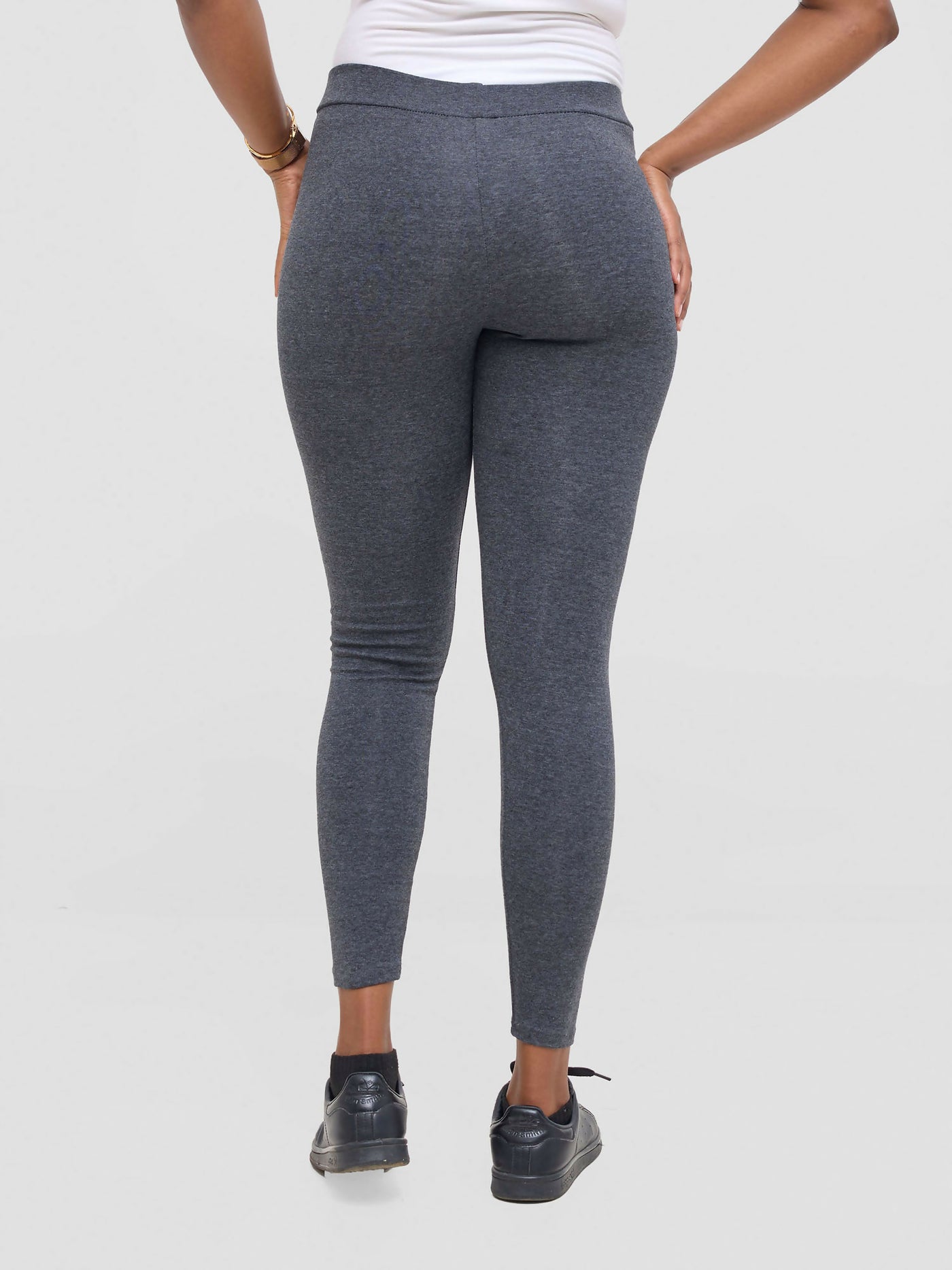Stylish Sisters Ronde Heavy Comfy Tights Leggings - Dark Grey - Shopzetu