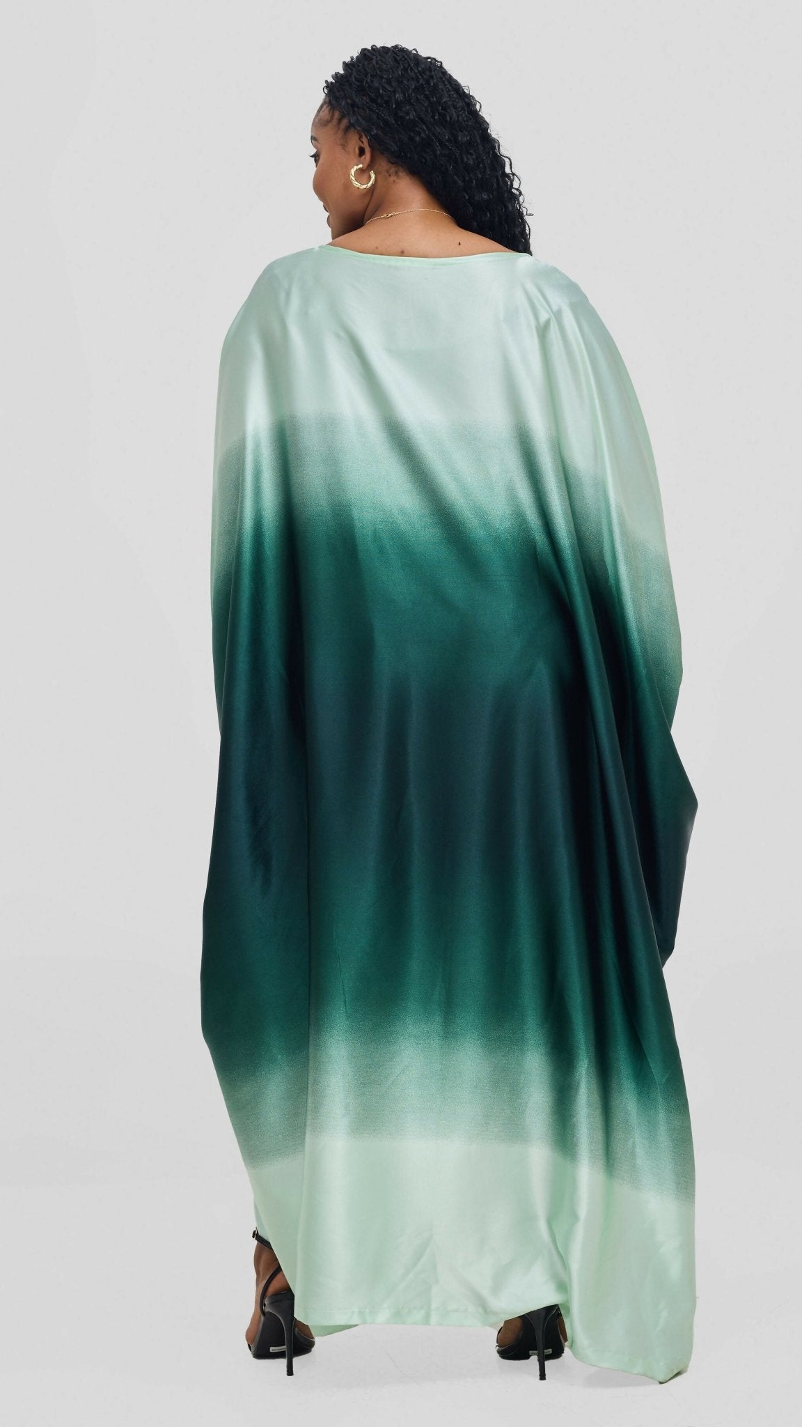 Jolly Fancy Wear Dola Dress - Emerald - Shopzetu