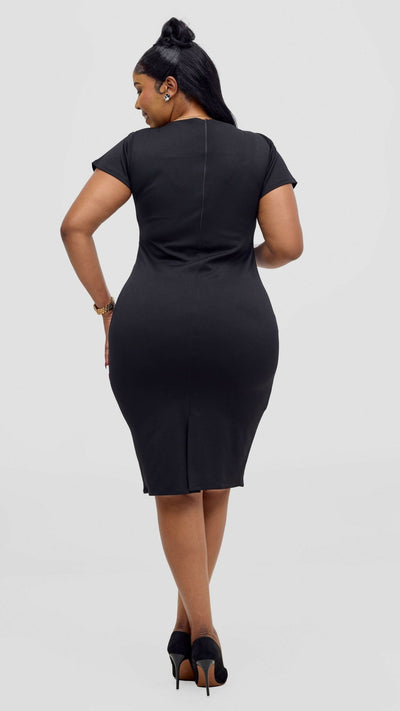 Kakiba Collections Linah Dress - Black - Shopzetu