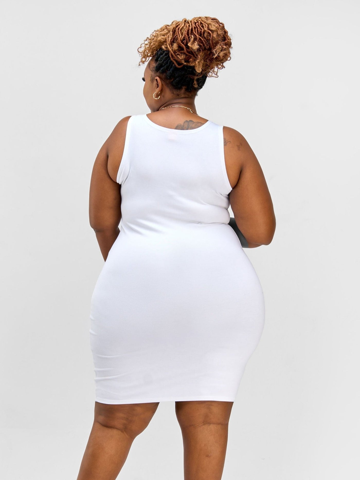Vivo Essentials Bodycon - White - Shopzetu