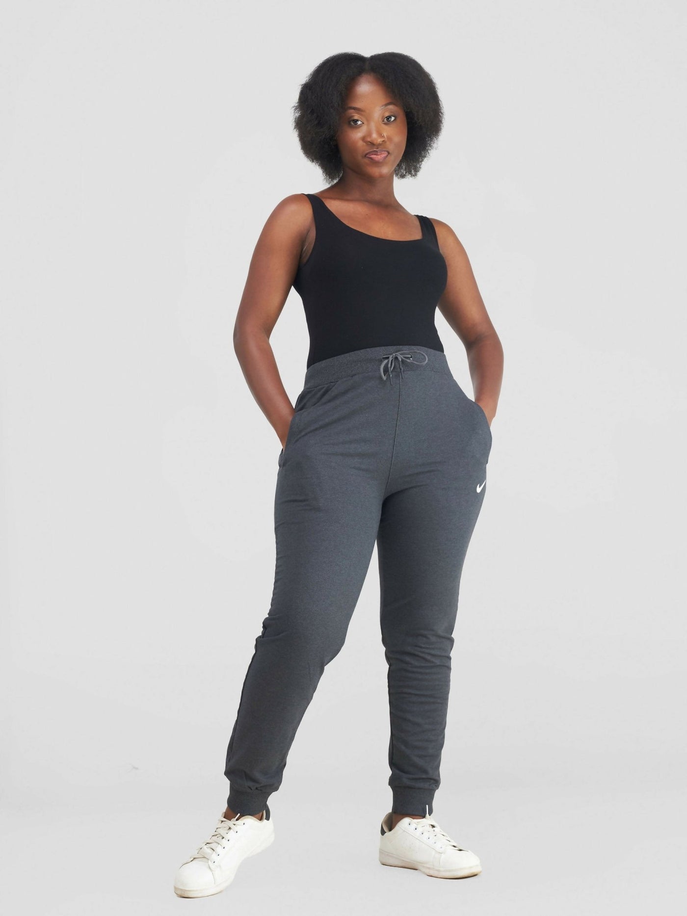 Stylish Sisters Leisure & Workout Ladies Pants - Dark Grey - Shopzetu