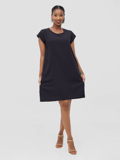 Zipporah Dress - Black - Shopzetu