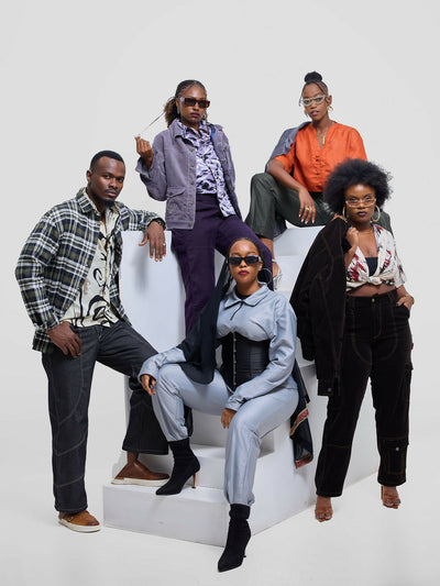Kalungi Kifaru Unisex Jacket - Brown - Shopzetu