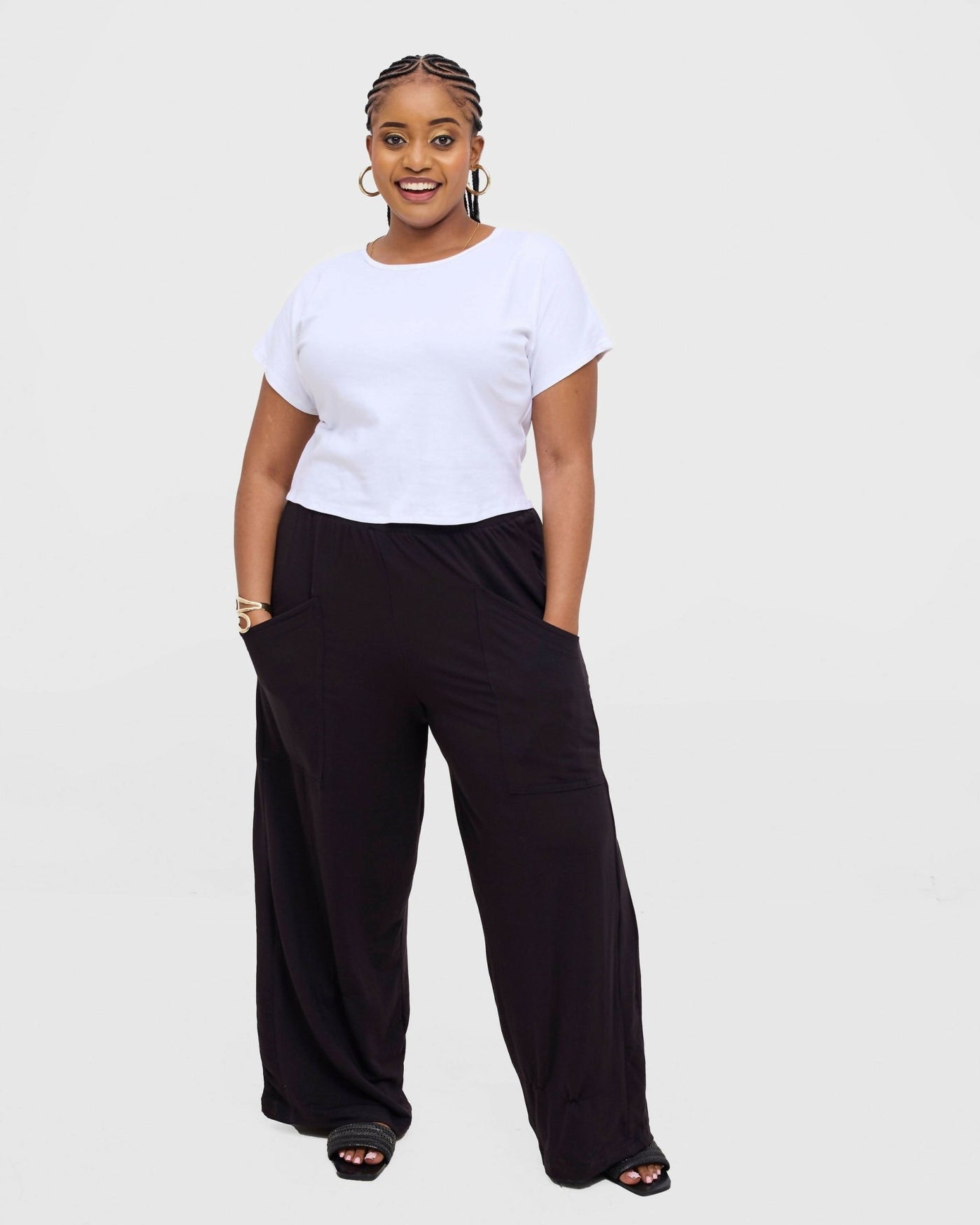 Gravio Fashions Nola Top - White - Shopzetu