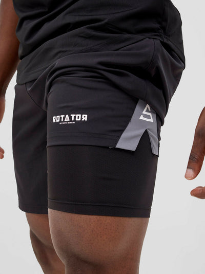 Rotator Active Wear Men's Short - Black - Shopzetu