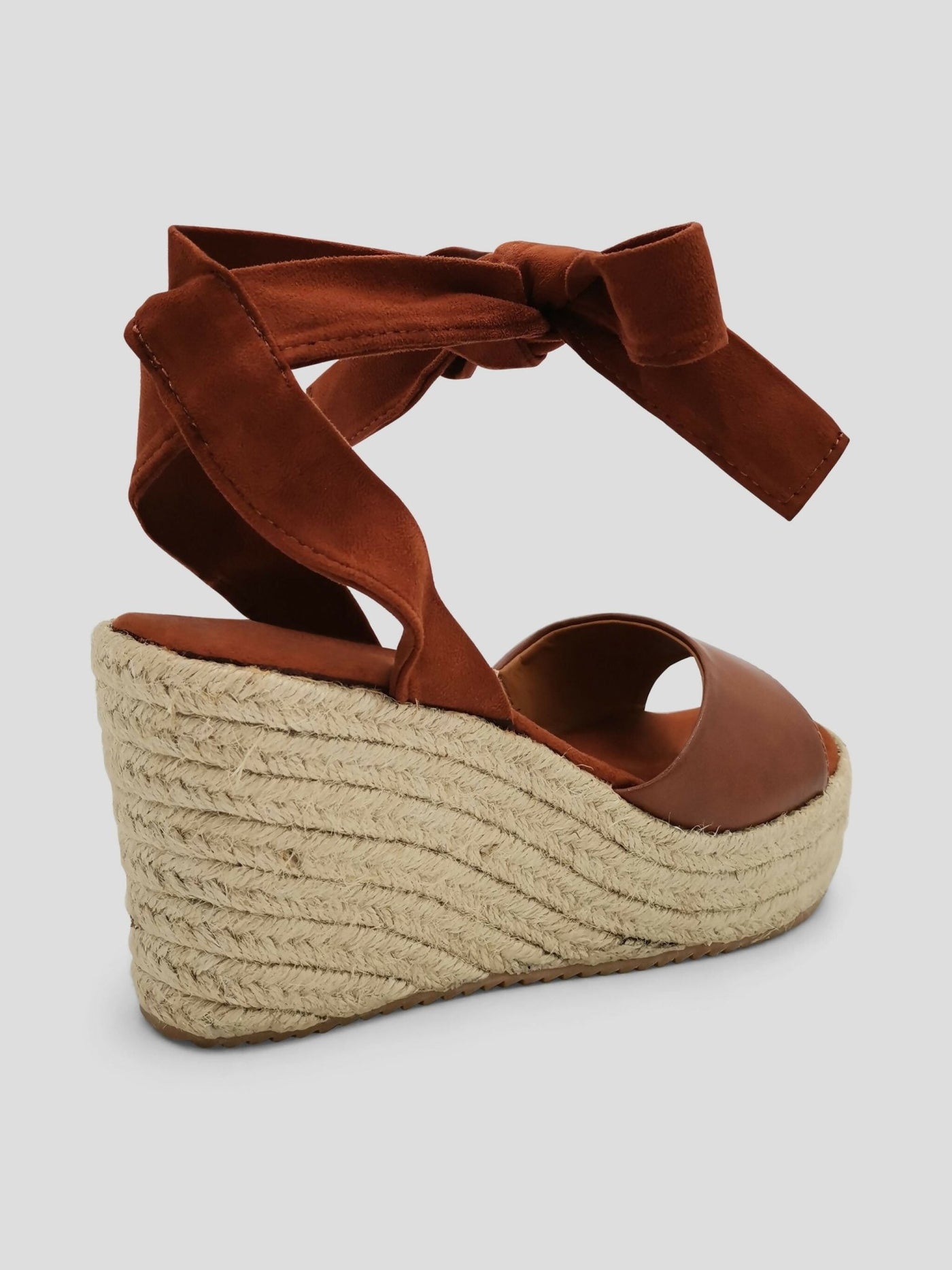 Julz Duke Tan Wedges Sandal - Tan - Shopzetu