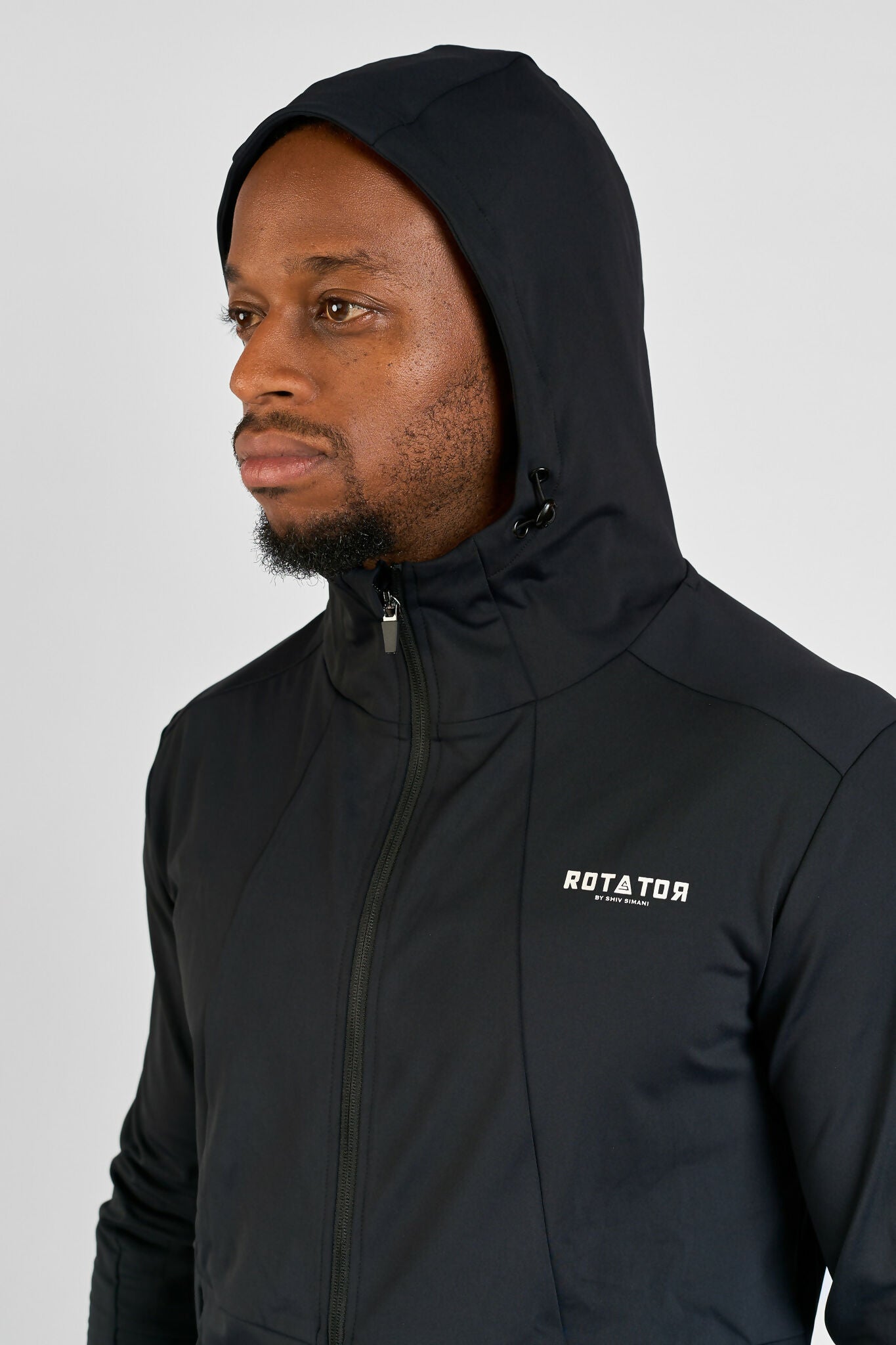 Rotator Active Wear Mens Performance Jacket - Black - Shopzetu