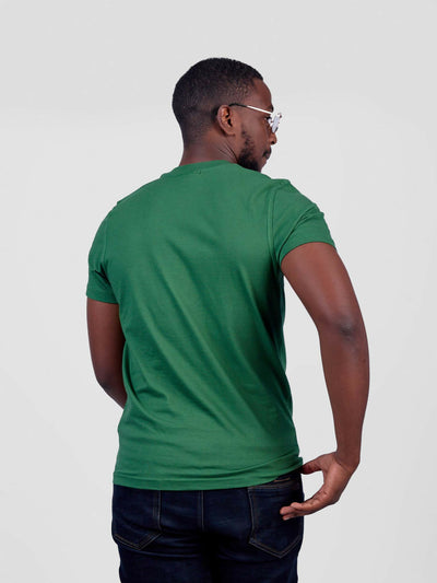 Zuria Fashions Unisex Roundneck T-shirt - Dark Green - Shopzetu