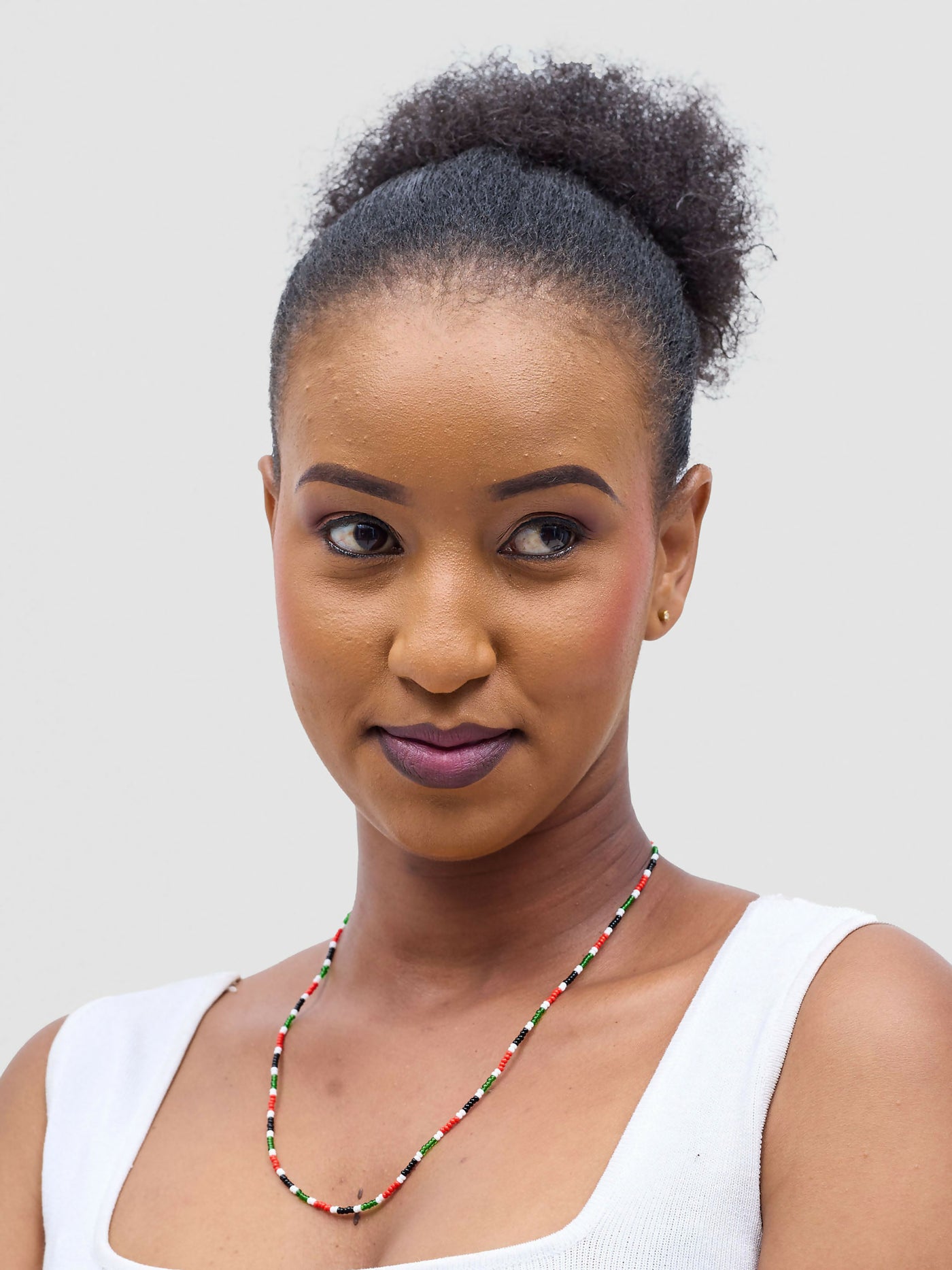 Dianaah J Beaded Necklace - Kenyan Flag - Shopzetu