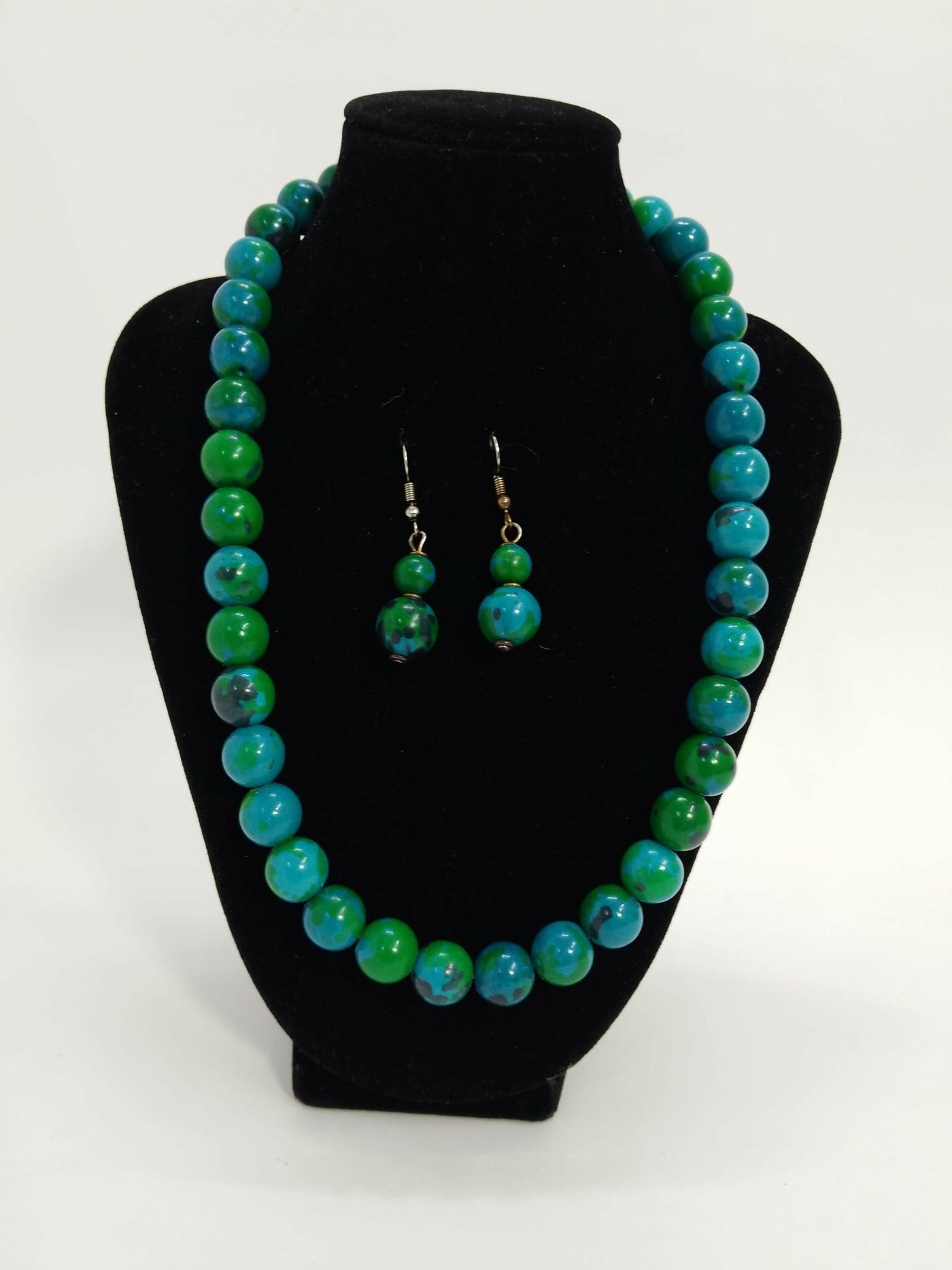 Klewisia Closet Beaded Necklace - Green - Shopzetu