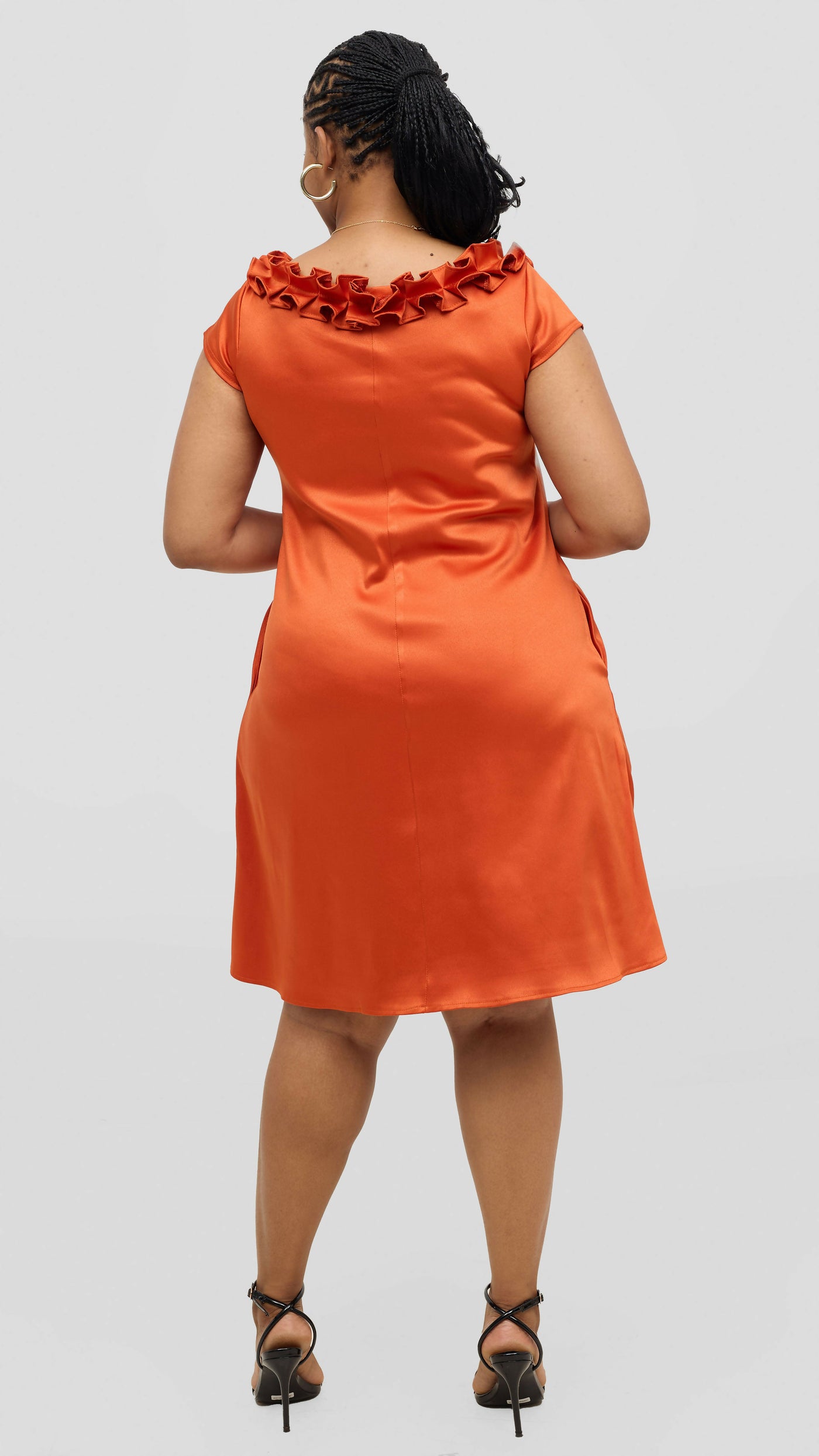 Jolly Fancy Wear Tindi Dress - Orange