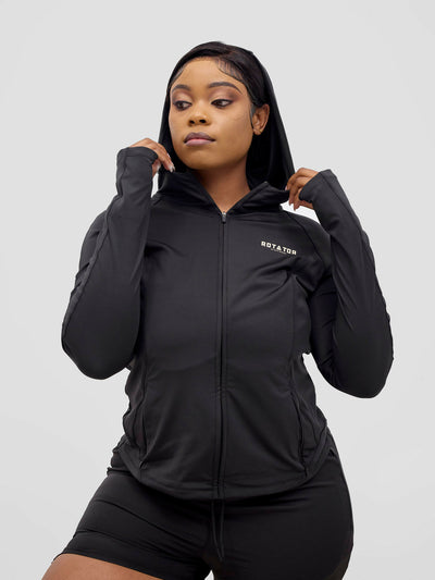 Rotator Active Wear Women's Performance Jacket - Black - Shopzetu