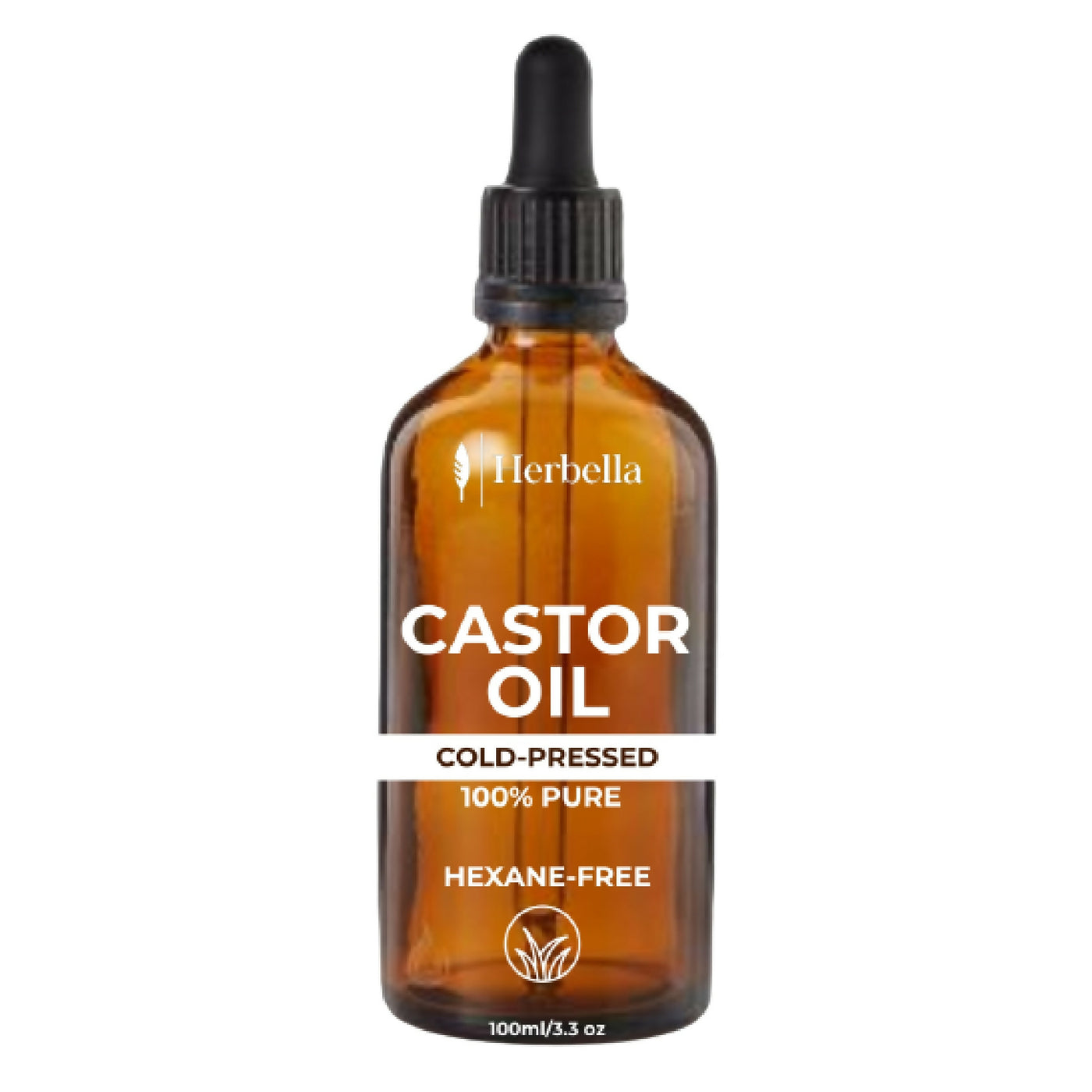 Kipusa Beauty Herbella Castor Oil - Brown - Shopzetu