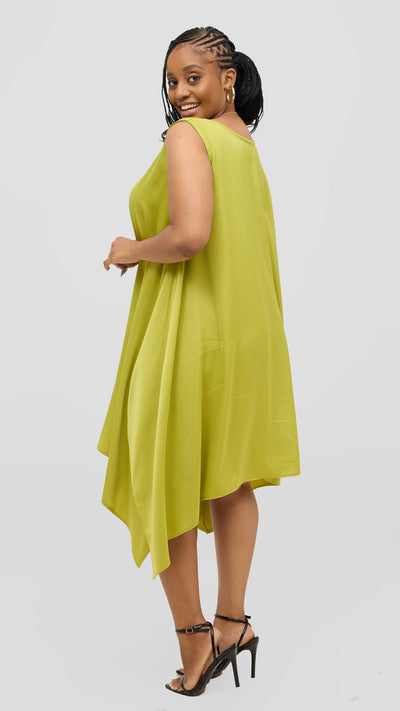 Jolly Fancy Wear Ray Shift Dress - Green