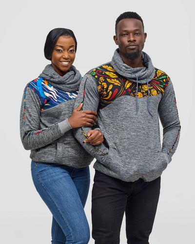 Rafiki Threads Dlala Jumper Hoodie - Grey