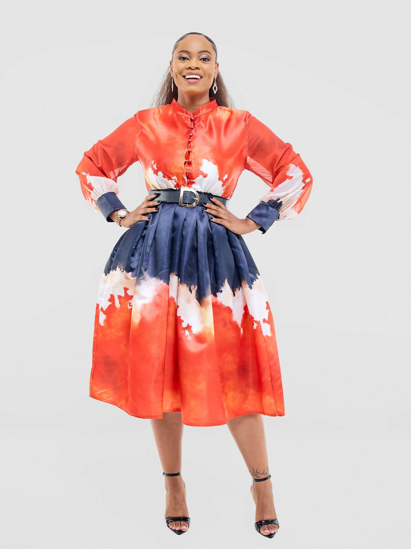 Stylish Sisters Michi Dress - Multicolored - Shopzetu