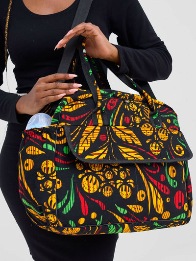 Ankara Artifacts Tolu 2.0 Diaper Bag - Multicolored - Shopzetu