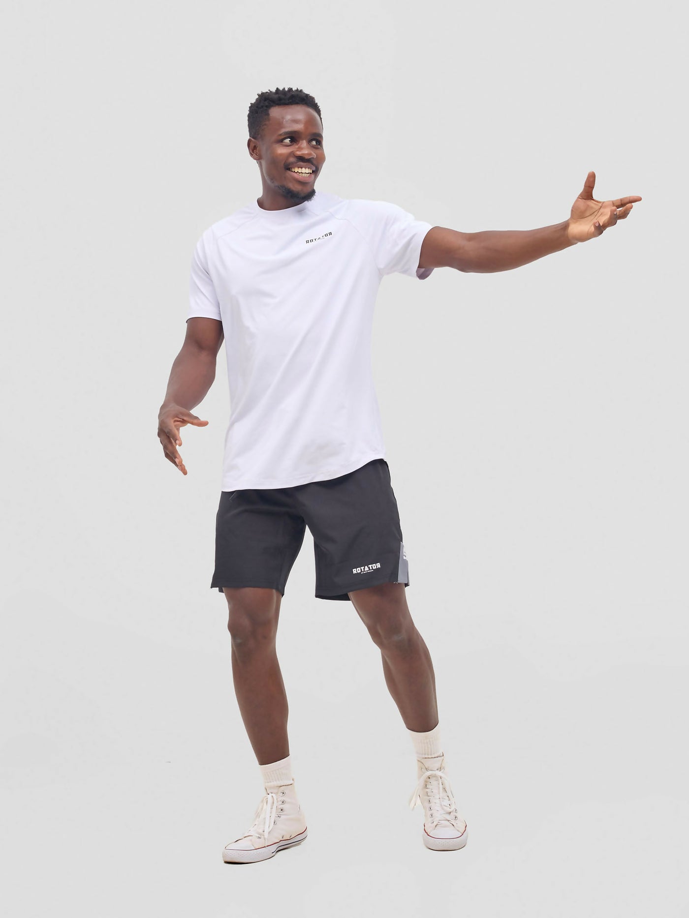 Rotator Active Wear Sports T-Shirt - White - Shopzetu