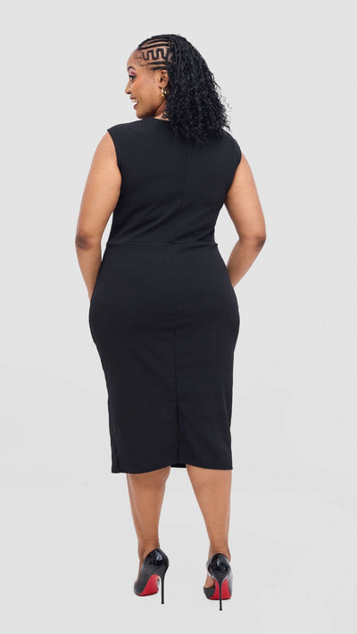Lizola Adelyn Bodycon Dress - Black - Shopzetu
